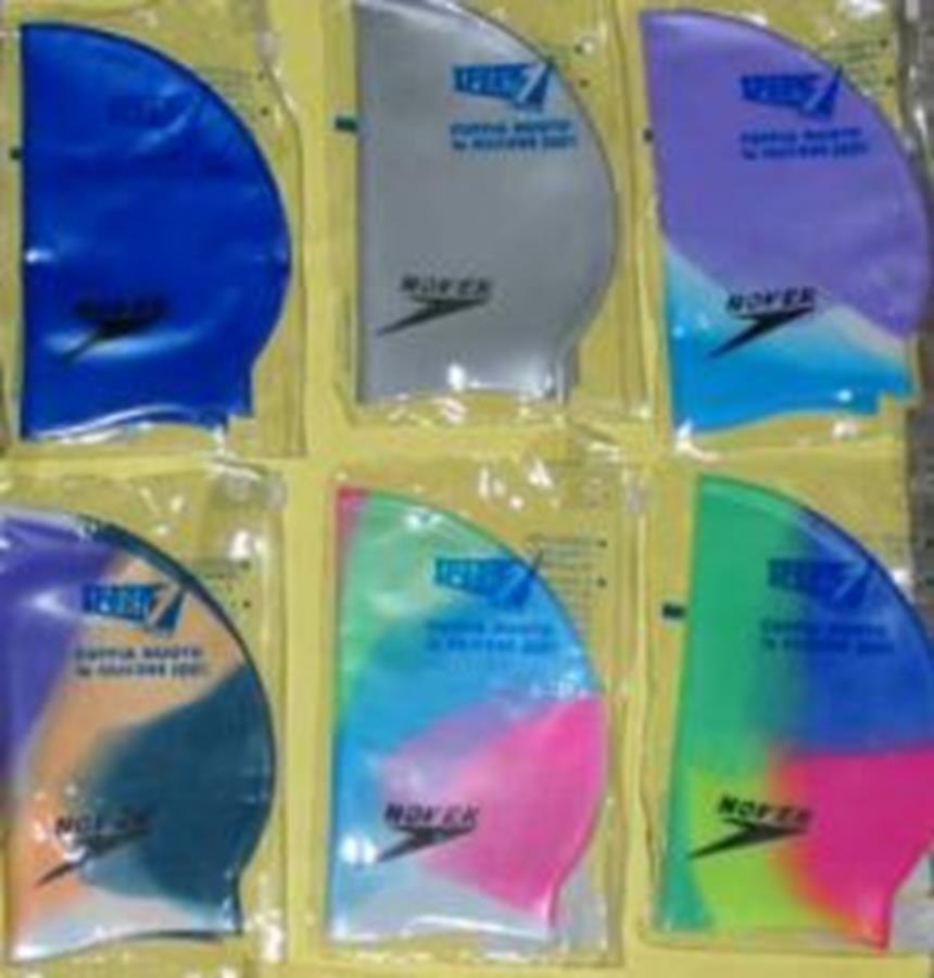 SWIMMING CAP LATEX MIX KOL RAINBOW PBH PISAREK